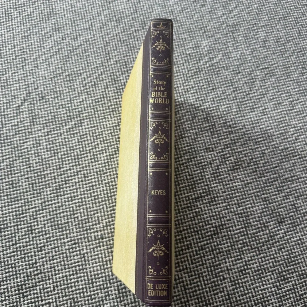 Story of the Bible World Nelson Beecher Keyes 1959 De Luxe Edition Maps History
